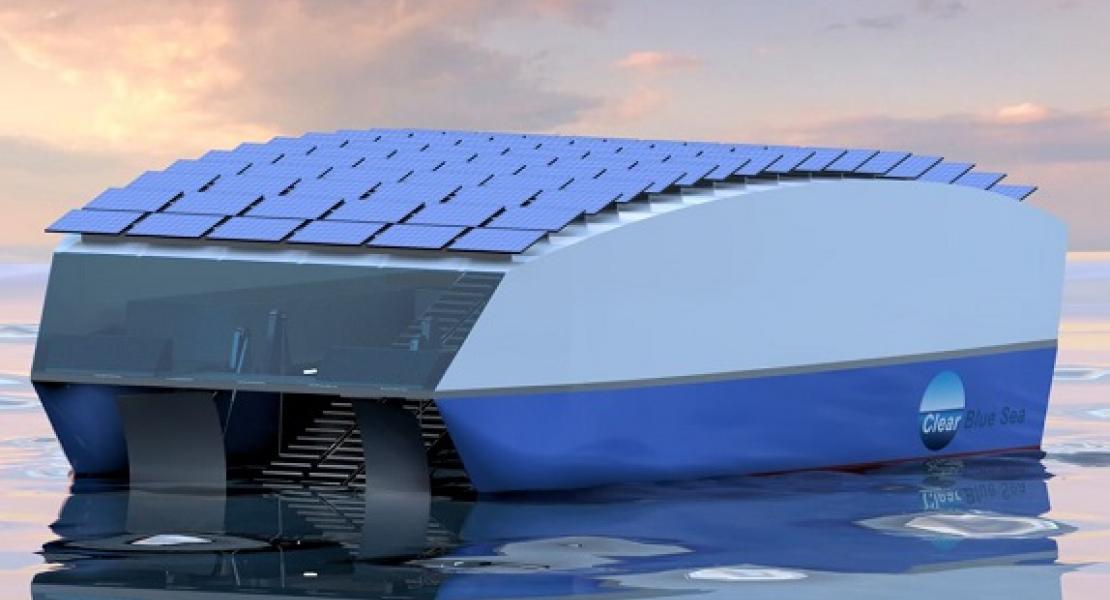 Floating Robot For Eliminating Debris